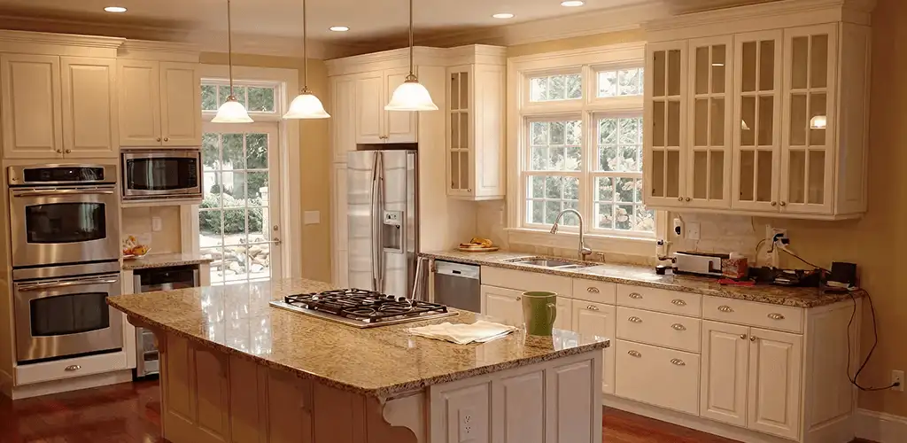 Custom cabinet door installation and kitchen upgrade in Jersey City, NJ